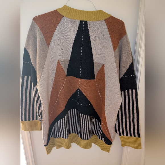 Henrik Vibskov paper plane round neck brown - Picture 2 of 7